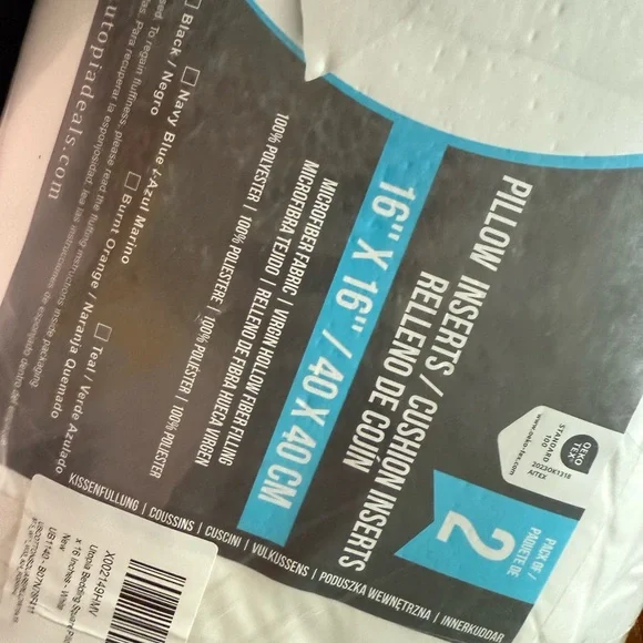 Kate Spade Blush Pink Soft Accent Pillow 40cm x 40cm NEW Pillow Included - Picture 9 of 14